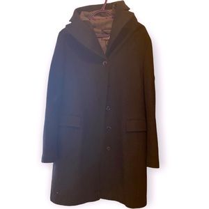 Danier Pea Coat with hood!